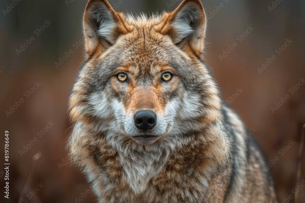 Grey wolf – close up photo, high quality, high resolution