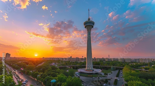 Milad Tower in Tehran, Iran photo