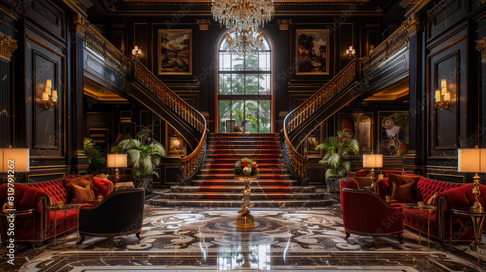 Fototapeta premium A Luxurious Lobby Experience