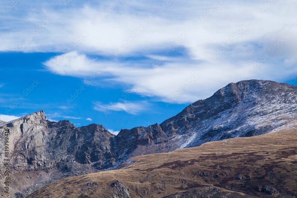 Scenic view of the Argentine Pass in Colorado, showcasing the Continental Divide Scenic view of the Argentine Pass in Colorado, showcasing the Continental Divide