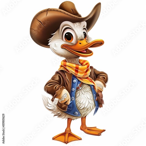 Duck western fashion 