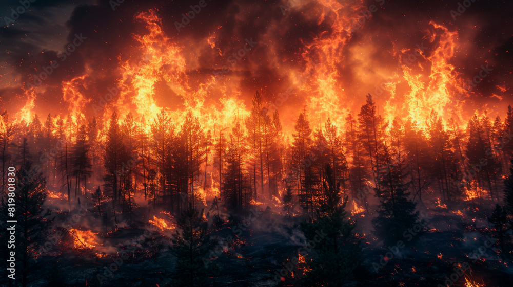 Uncontrollable Forest Fire Uncontrollable Forest Fire