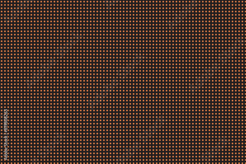  simple abstract moon cake brown color small polka dot pattern on black color background with a pattern of dots with orange dots