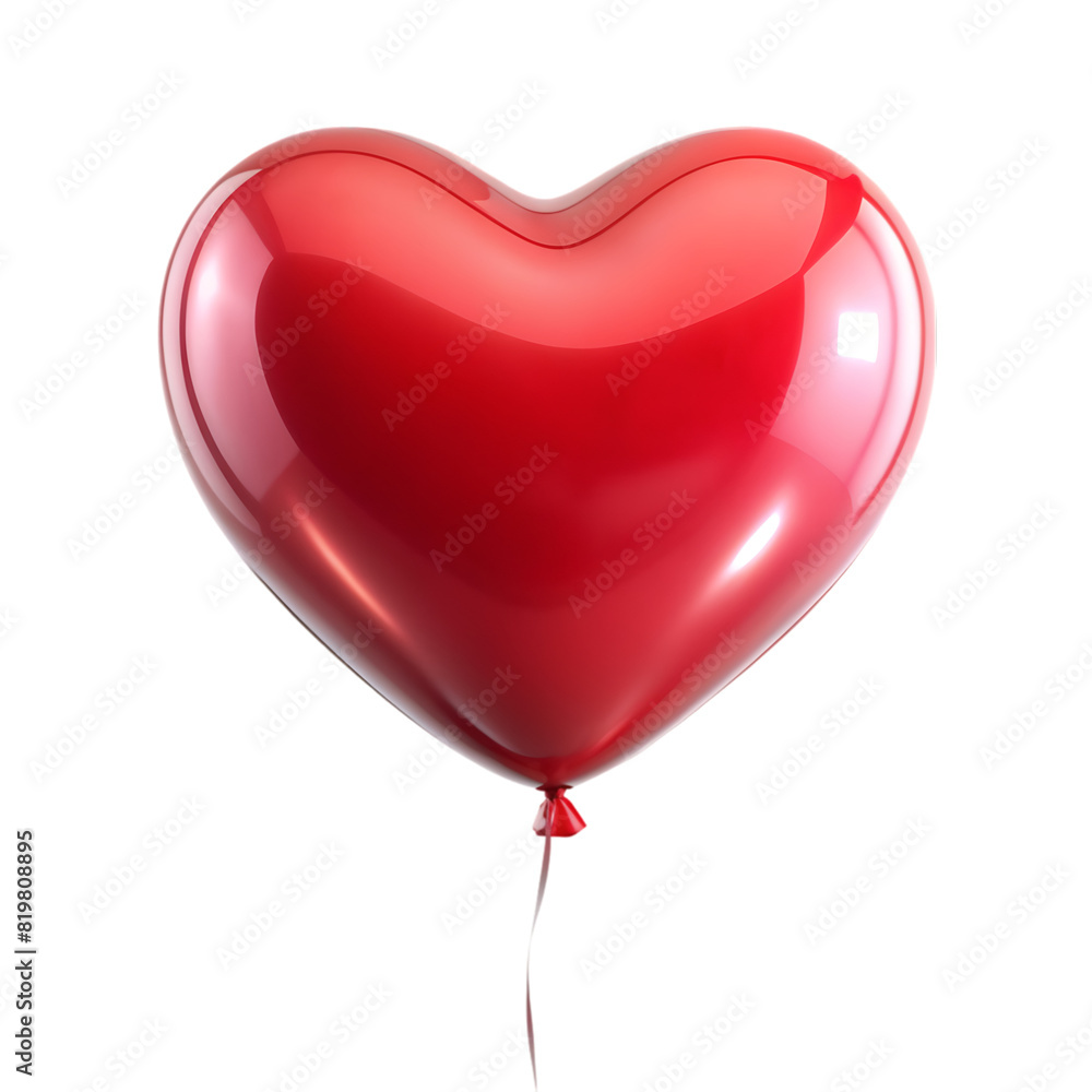heart balloon on transparent background heart balloon on transparent background