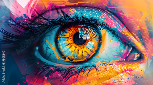 Fantasy Neon Eye