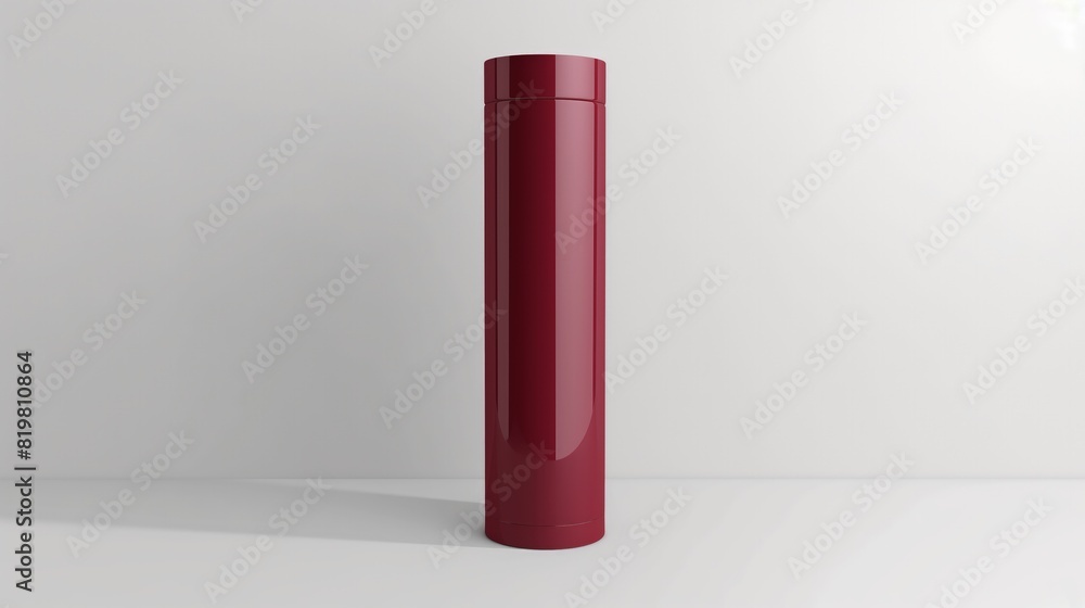 A realistic packaging tube for cosmetics or posters, displayed on a white background for design presentations of cylindrical product packaging. 32k, full ultra HD, high resolution A realistic packaging tube for cosmetics or posters, displayed on a white background for design presentations of cylindrical product packaging. 32k, full ultra HD, high resolution