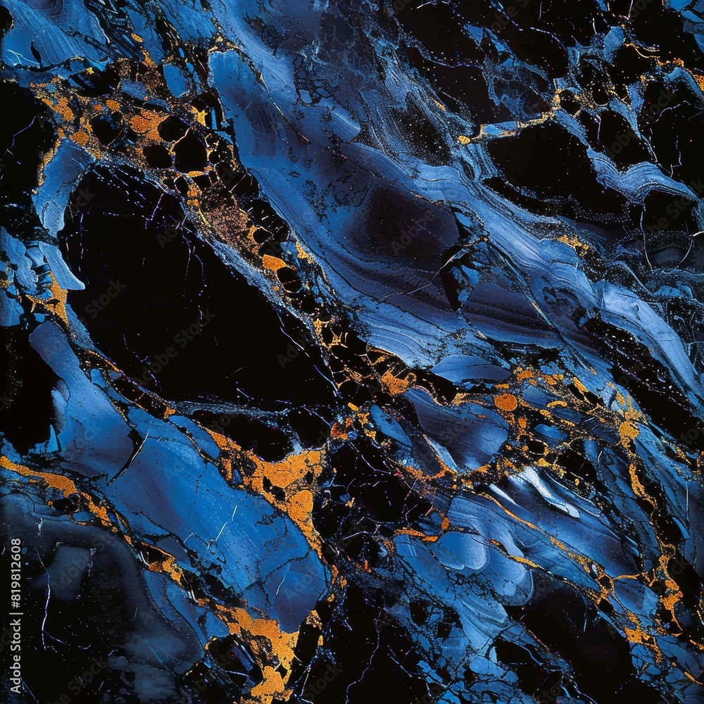 Fototapeta premium Abstract Marble Stone Pattern Texture with Gold and Multicolored Accents