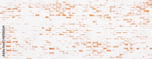 light brick wall with erased white paint, abstract background texture
