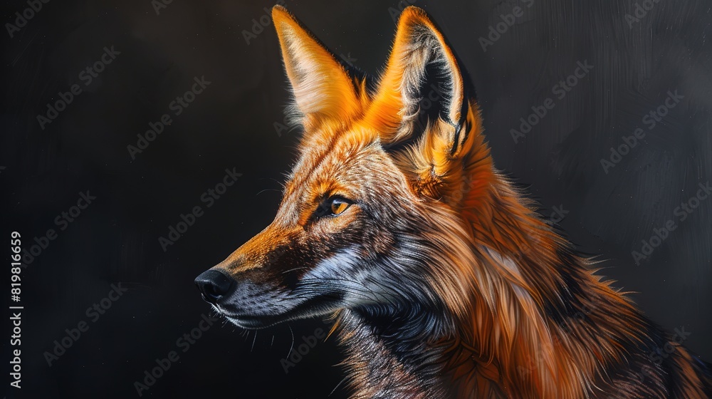 Attractive Realism of the beautiful wolf portrait photography Attractive Realism of the beautiful wolf portrait photography