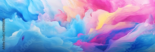 An abstract background with artistic splashes.