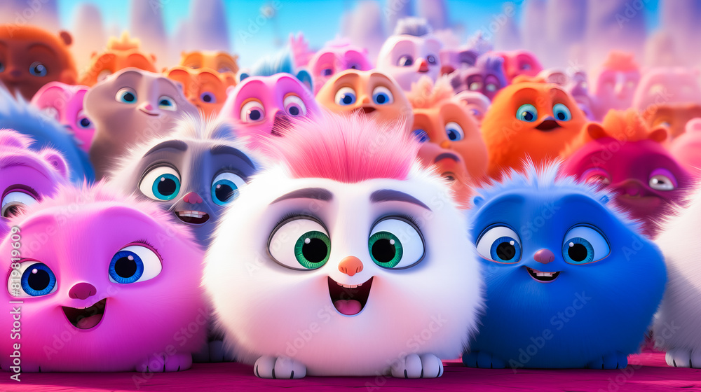 Animal Friends. Charismatic Cartoon Characters Animal Friends. Charismatic Cartoon Characters