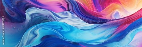 An abstract background with fluid dynamics.