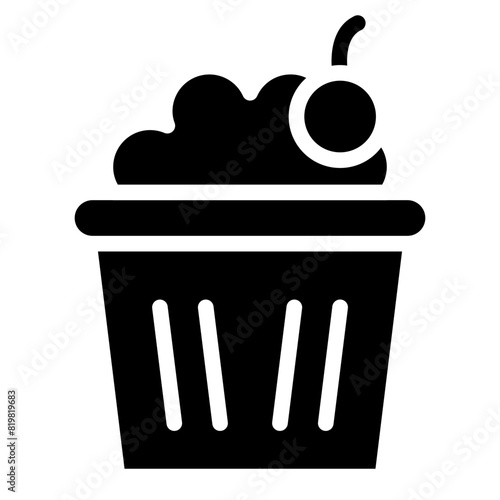 Breakfast pancakes with syrup and butter icon for food apps and websites