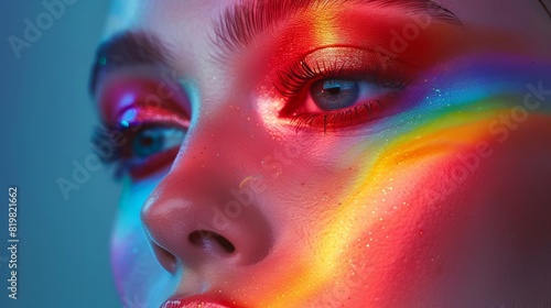 photography Creative and colorful makeup looks inspired by the Pride flag  Leica Q3