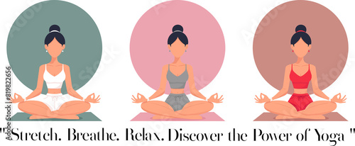 yoga vector illustration