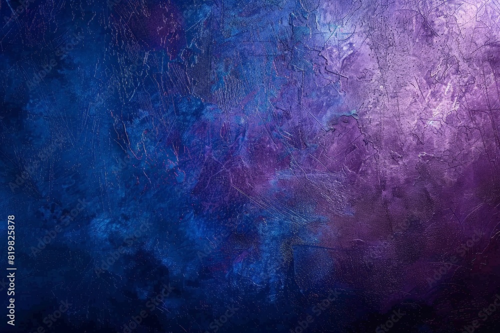 Fototapeta premium Dark abstract background with UV neon glow, blurred light lines, waves. Blue-pink neon light. Beautiful simple AI generated image in 4K, unique.