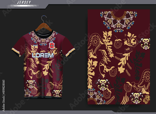 Soccer jersey design for sublimation