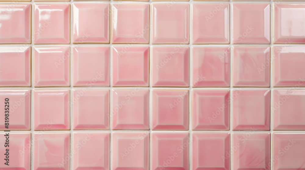 The Glossy Pink Ceramic Tiles