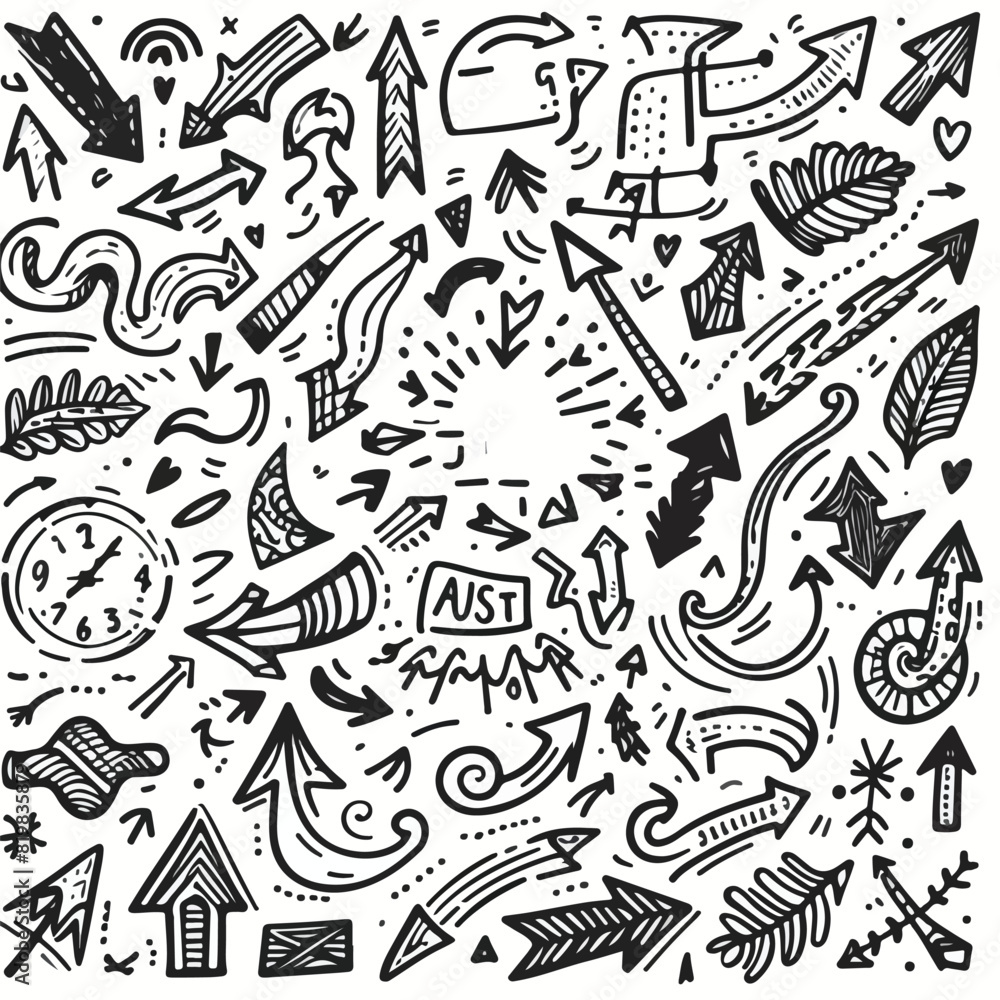 Set of Hand drawn vector Design Set of Hand drawn vector Design