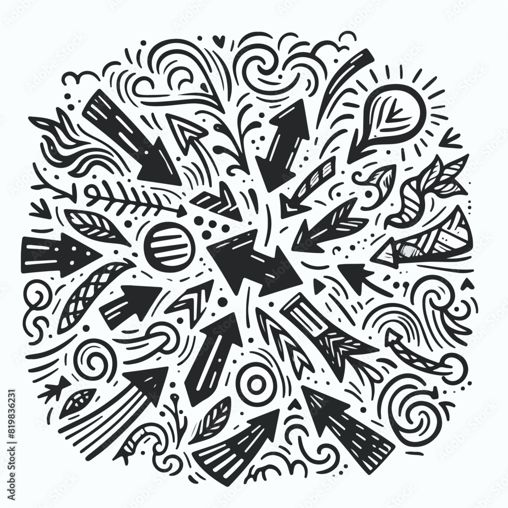 Set of Hand drawn vector Design Set of Hand drawn vector Design