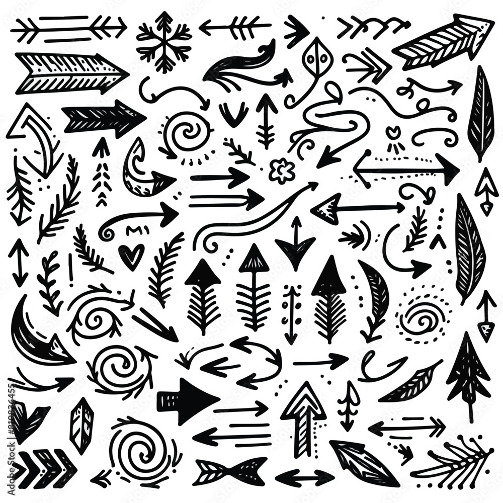 Set of Hand drawn vector Design Set of Hand drawn vector Design