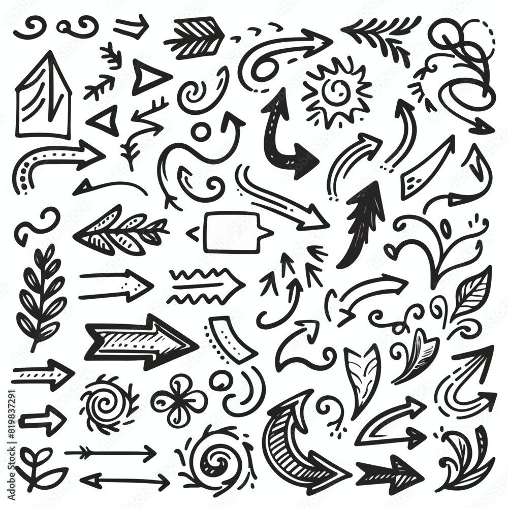 Set of Hand drawn vector Design Set of Hand drawn vector Design