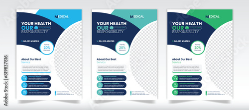 Modern Medical Healthcare Flyer Design And Medical Flyer Template