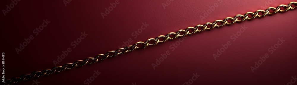 gold chain on red background gold chain on red background