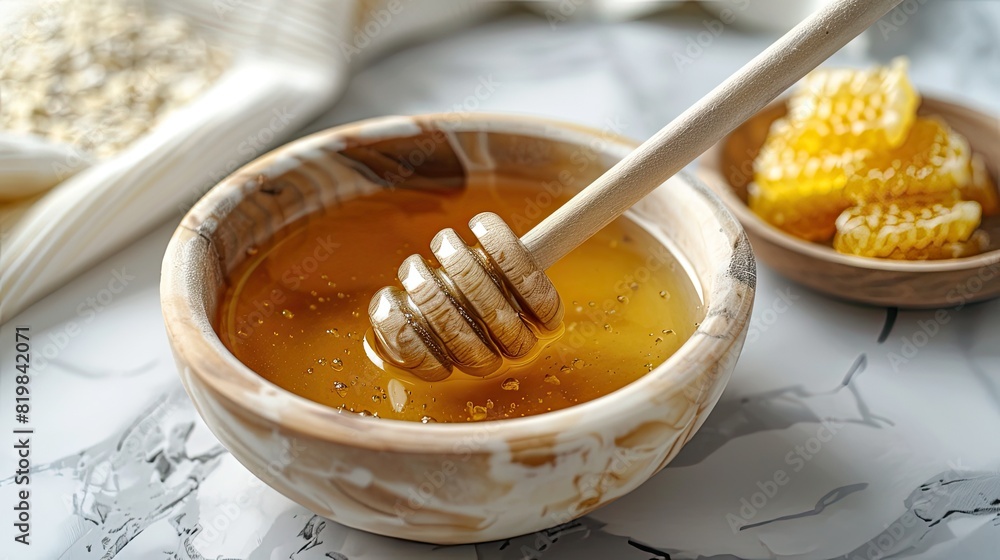 The process of preparing a detox face mask at home involves using natural ingredients such as honey and oatmeal. This can be done on a marble countertop The process of preparing a detox face mask at home involves using natural ingredients such as honey and oatmeal. This can be done on a marble countertop