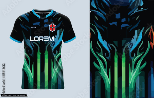 sports jersey template for soccer uniform shirt design