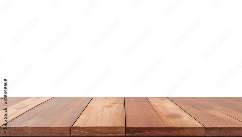 Empty wooden table top Brown For displaying product ,The background is transparent. Empty wooden table top Brown For displaying product ,The background is transparent.