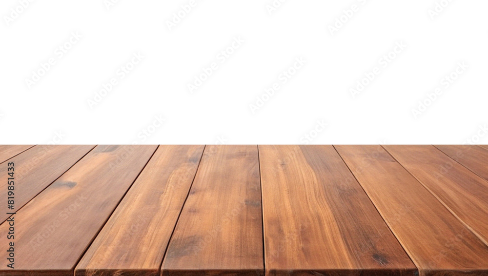 Empty wooden table top Brown For displaying product ,The background is transparent. Empty wooden table top Brown For displaying product ,The background is transparent.