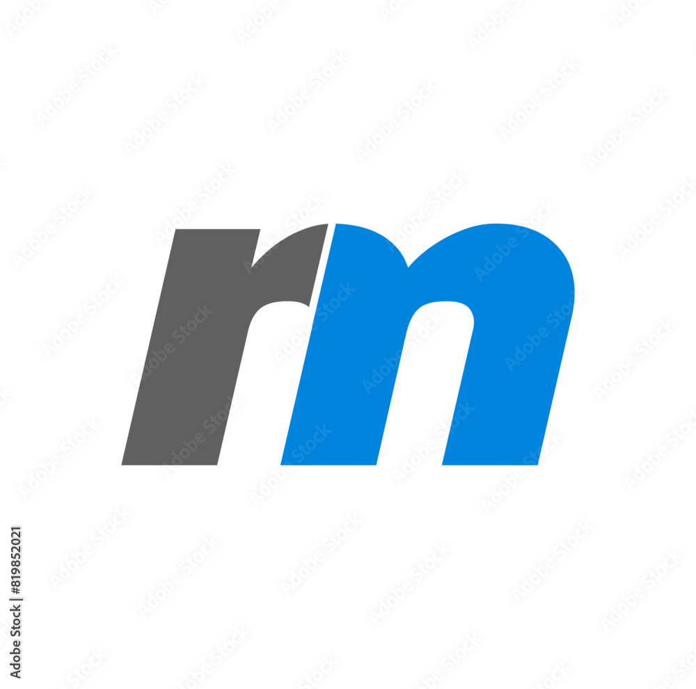 RM company name initial letters monogram RM company name initial letters monogram
