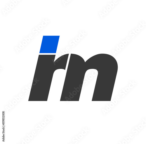 IRM company name initial letters monogram photo