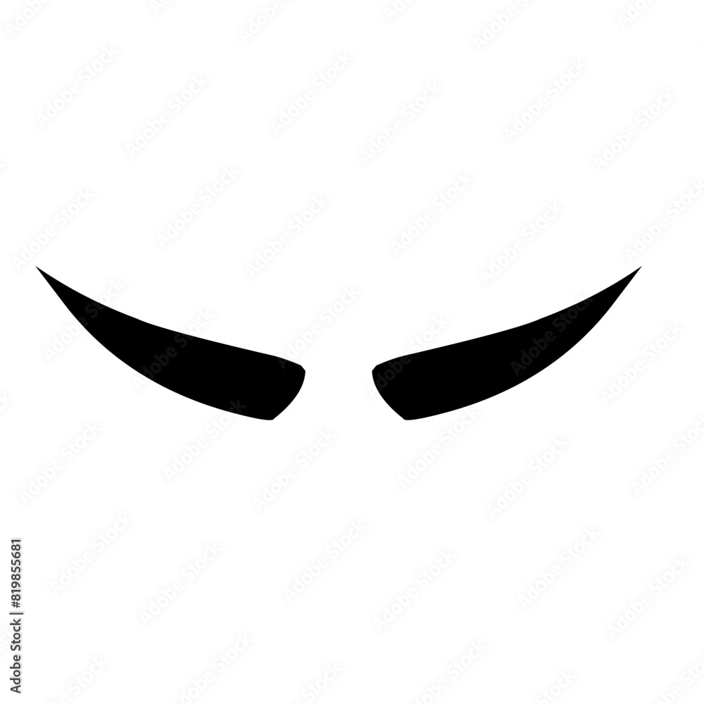 Devil Horn silhouette icon Devil Horn silhouette icon