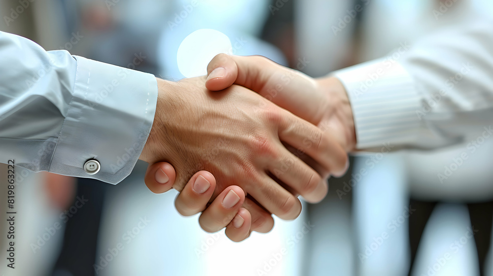 A successful business meeting with colleagues symbolizing achievements, cooperation, and positive outcomes Photo realistic concept A successful business meeting with colleagues symbolizing achievements, cooperation, and positive outcomes Photo realistic concept
