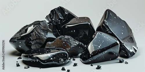 Shards of Mystery: Discovering the Allure of a Glossy Obsidian Fragment