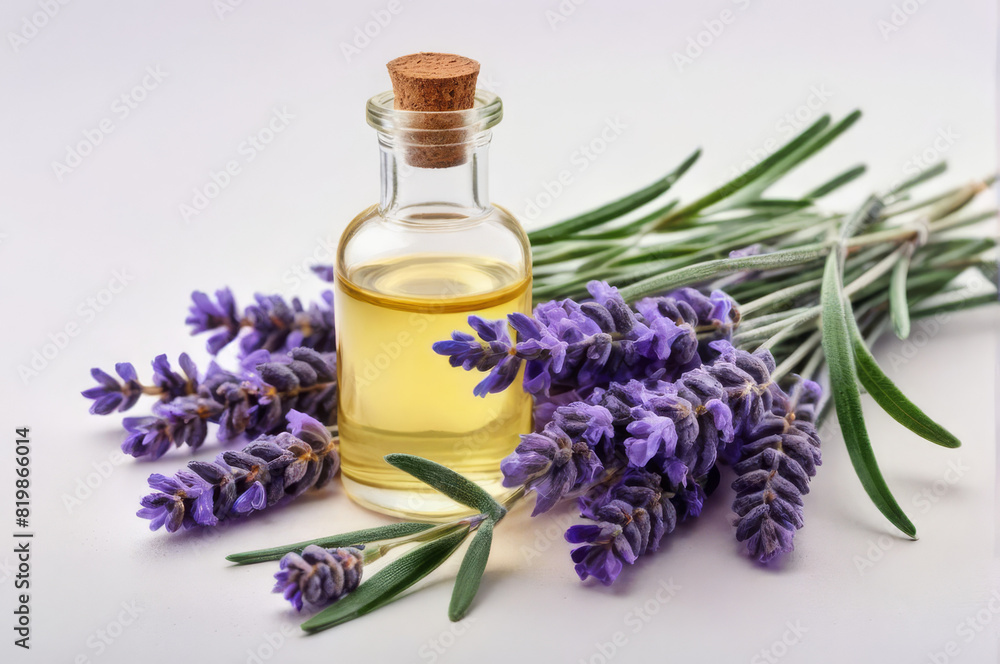 Lavender oil. Watercolor style. Lavender oil. Watercolor style.