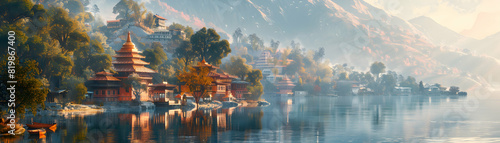 Discover Nepal s Hidden Monasteries: Photo Realistic Views in the Himalayas photo