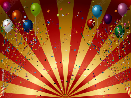 後光下、クラッカー、風船マルチ16