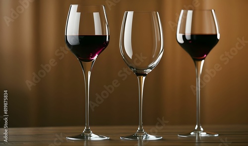 scenic view of  wine glasses