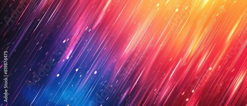 abstract wallpaper with a colorful diagonal parallel rain photo