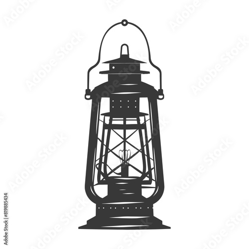 Silhouette Vintage lantern pendant lamp industrial style black color only