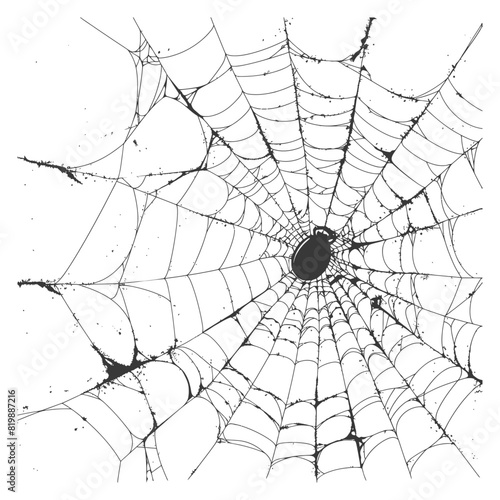 spider web black color only
