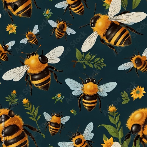 World Bee Day. World Bee Day creative template for banner  poster  flyer  sticker  postcard  t-shirt  etc. honey bee on a flowers in the nature banner for World Bee Day.