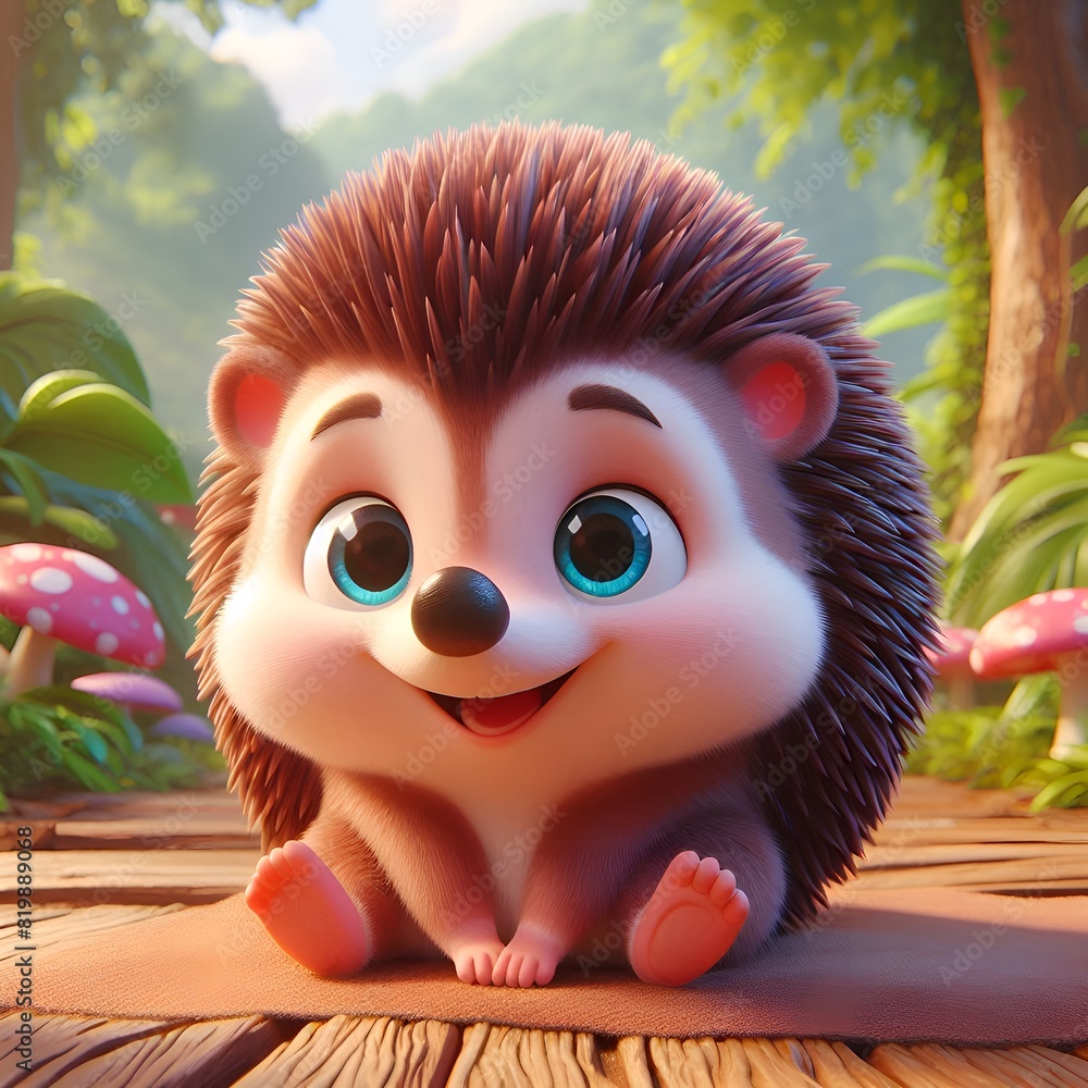 Obraz premium a lion in the garden