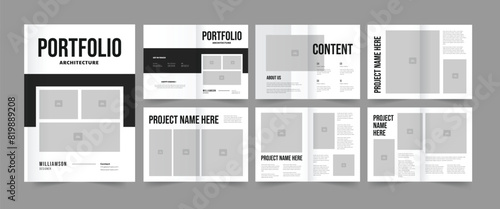 Architecture Portfolio Architecture Brochure design Portfolio Template