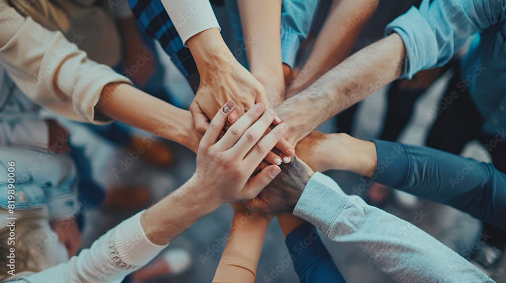 idea of teamwork and business startup idea of teamwork and business startup