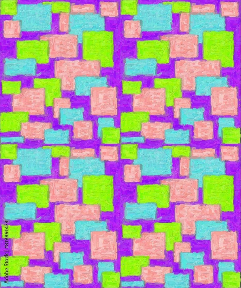 Boxes Pattern On Purple Background Boxes Pattern On Purple Background