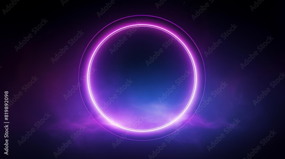 Mystical neon circle, enigmatic atmosphere, close up, focus on the glow, theme of wonder, vibrant, blend mode, backdrop of foggy surroundings Mystical neon circle, enigmatic atmosphere, close up, focus on the glow, theme of wonder, vibrant, blend mode, backdrop of foggy surroundings